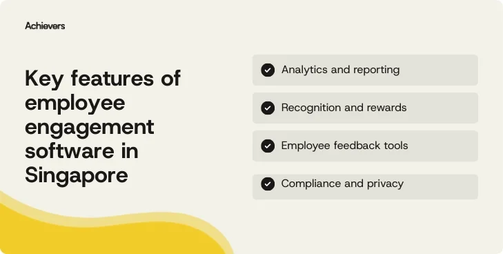 Key features to look for in employee engagement software in Singapore