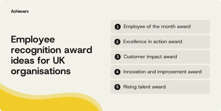 employee recognition award ideas for UK organisations