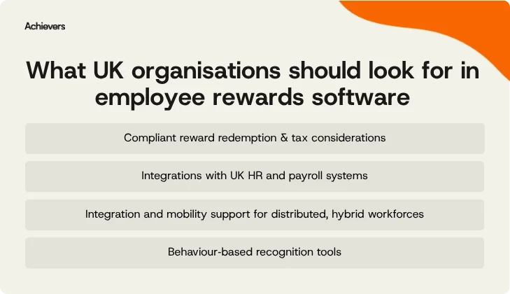 What UK organisations should look for in employee rewards software