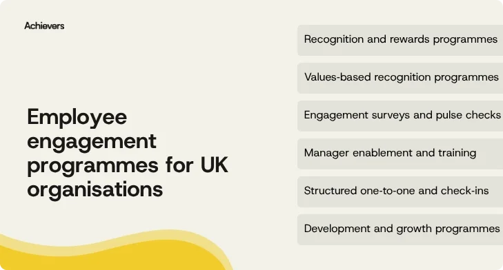 employee engagement programmes for UK organisations 