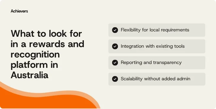 Choosing a rewards and recognition platform for Australian organisations