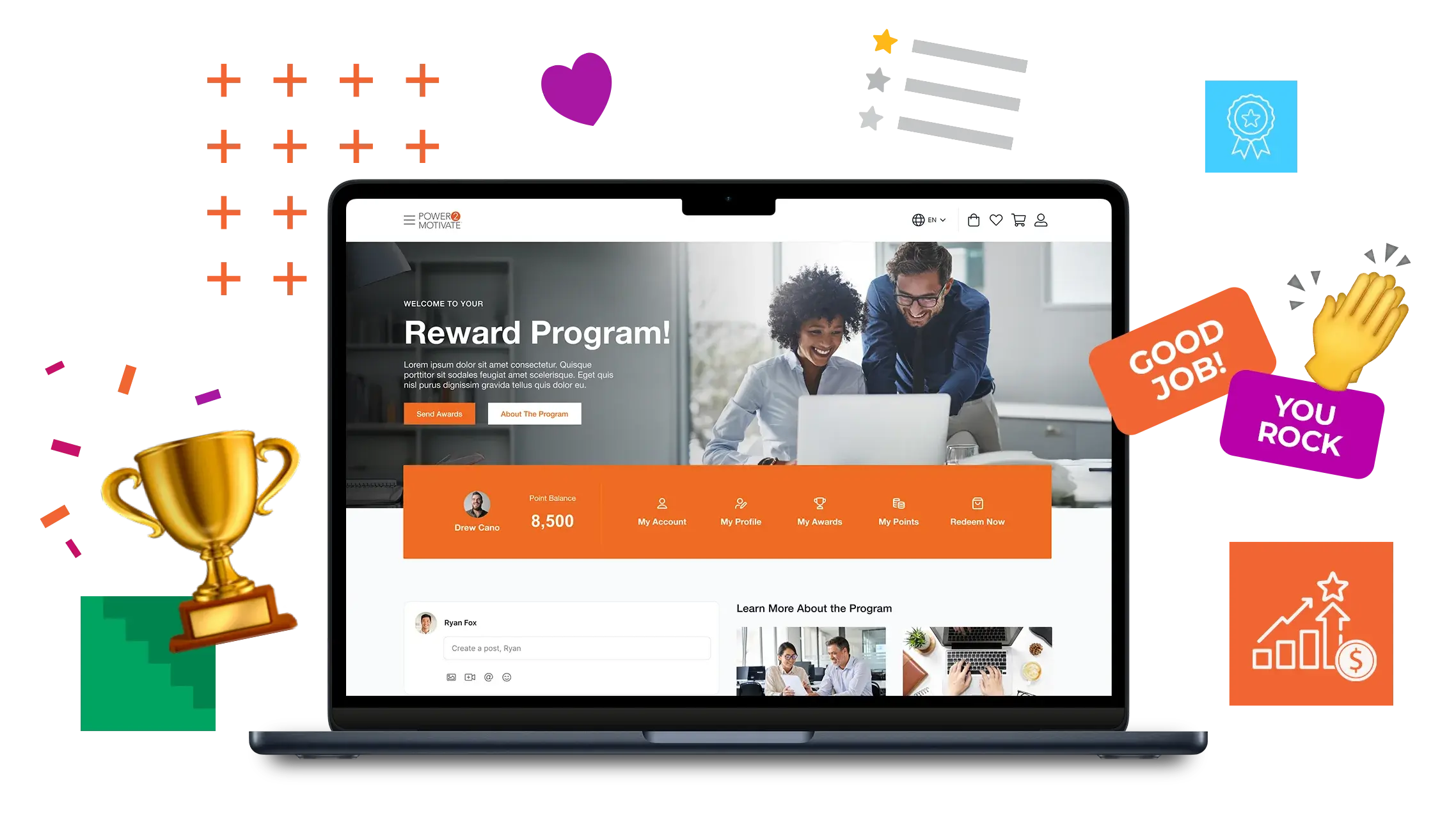 Power2Motivate platform image