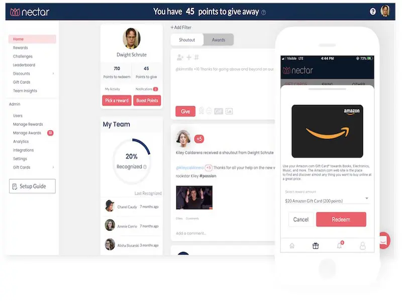 Nectar HR platform image