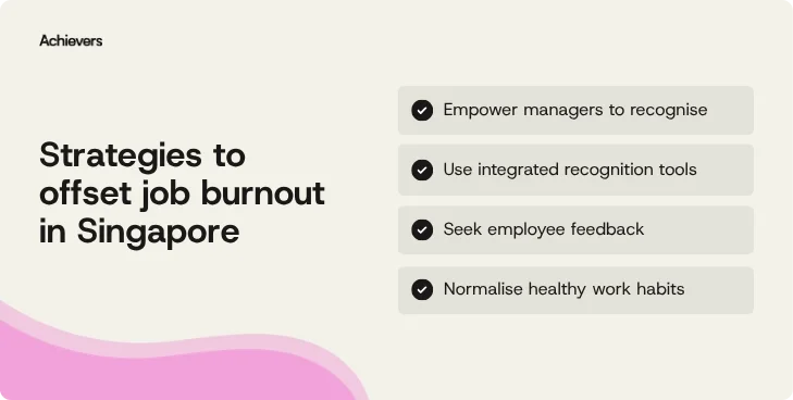 Strategies to offset job burnout in Singapore